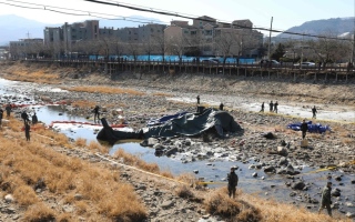 الصورة: مقتل طاقم مروحية عسكرية كورية