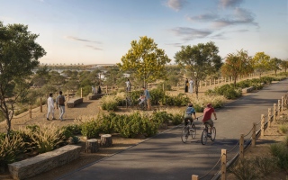 الصورة: محمد بن راشد يطلق "واحة الليان"