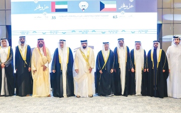 الصورة: أحمد بن محمد يحضر الاحتفال باليوم الوطني الكويتي