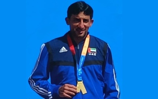 الصورة: جمعة بن دلموك يتقلّد ذهبية رماية &laquo;الماسترز 2026&raquo;