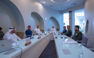 الصورة: حمدان بن محمد يترأّس الاجتماع الأول لمجلس الدفاع لعام 2026