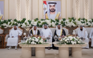 أحمد بن محمد يحضر أفراح الغفلي والشامسي والكتبي