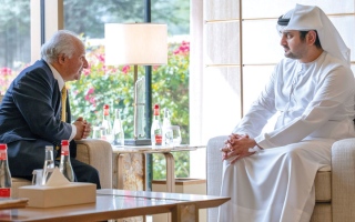 الصورة: مكتوم بن محمد: نموذجنا التنموي قائم على بناء شراكات طويلة الأمد مع المؤسسات العالمية