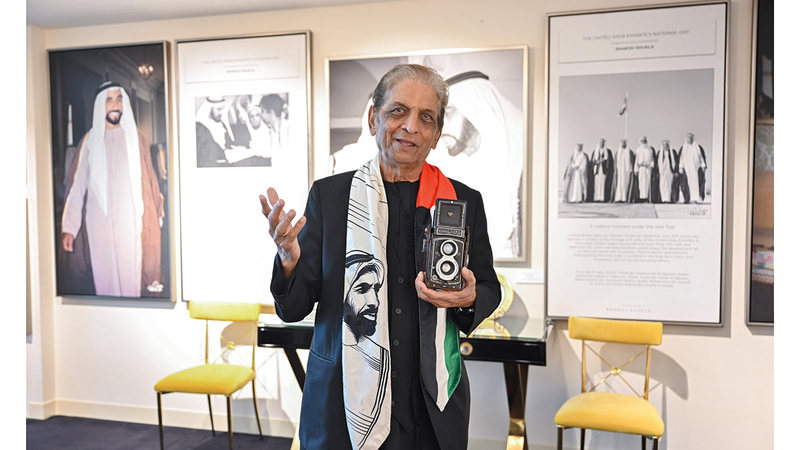 بلدية دبي استوحت من إحدى صور راميش شعاراً لها فضلاً عن مترو دبي الذي تضم محطاته صوراً من أعماله. الإمارات اليوم