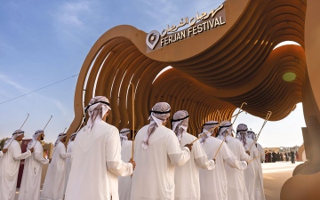 الصورة: 120 ألف زائر لمهرجان الفرجان في دبي