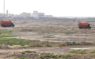 الصورة: تفريغ مياه