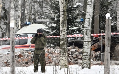 الصورة: انهيار في مبنى عسكري روسي يودي بحياة 3 أشخاص