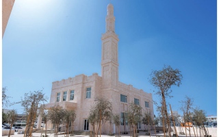 الصورة: افتتاح جامع الوالدين في المحيصنة الثانية