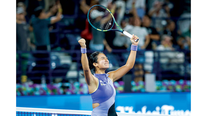 اللاعبة الفلبينية المصنفة الـ40 عالمياً  إلكسندرا إيالا. تصوير: دينيس مالاري