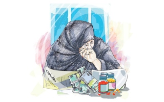 الصورة: &laquo;أم وائل&raquo; تحتاج إلى 5262 درهماً لتجديد &laquo;التأمين الصحي&raquo;