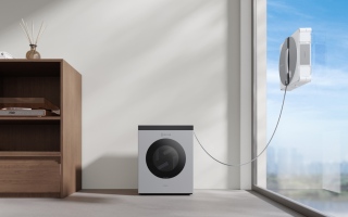 الصورة: غسّالة مبتكرة مزودة بروبوت من الصين.. وداعاً لمشكلة تنظيف النوافذ