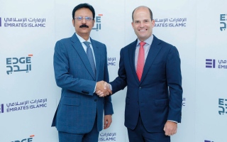 الصورة: اتفاقية بين &laquo;الإمارات الإسلامي&raquo; و&laquo;إيدج&raquo; لتقديم حلول تمويلية