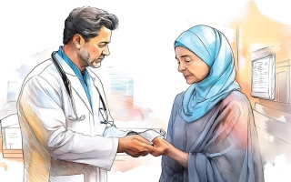 الصورة: متبرع يسدد 5262 درهماً لتجديد التأمين الصحي لـ &laquo;أم وائل&raquo;