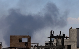 الصورة: الجيش الإسرائيلي يعلن ضربه أهدافاً في قلب طهران