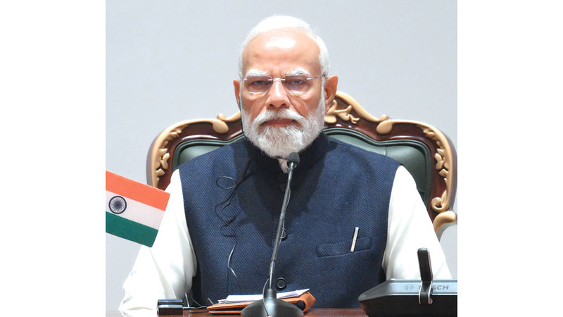 ناريندرا مودي: الهند تقف مع الإمارات في كل ما تتخذه لحماية سيادتها، والحفاظ على سلامة أراضيها ومواطنيها.