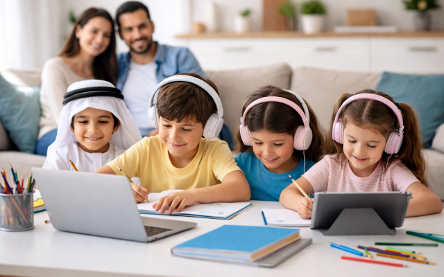الصورة: 5 مرتكزات تُمكن الأطفال من التعلم عن بُعد.. والأسرة كلمة السر