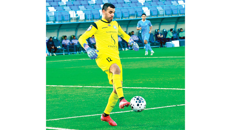 حارس دبا محمد سالم الرويحي. من المصدر