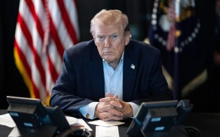 الصورة: ترامب: إيران ستتعرض اليوم لضربات قوية للغاية