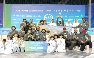 الصورة: &laquo;الحرس الوطني&raquo; يحتفظ بلقب شد الحبل في &laquo;ند الشبا&raquo;