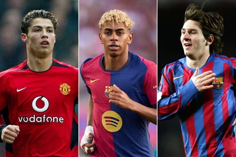 بالأرقام.. لامين جمال يتطور أسرع من ميسي ورونالدو