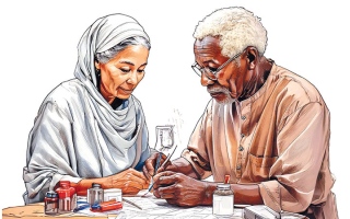 الصورة: &laquo;آية&raquo; تحتاج إلى 39 ألف درهم لتجديد بطاقة التأمين الصحي لوالديها المسنين