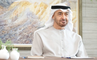 الصورة: رئيس الدولة ورؤساء ألمانيا وغامبيا وليبيريا يبحثون هاتفياً الاعتداءات الإيرانية السافرة على الإمارات