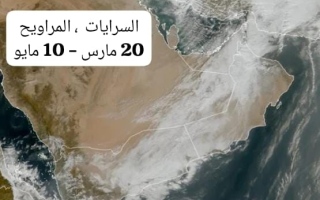 الصورة: جمعية الإمارات للفلك: "السرايات" تنشط في 20 مارس مصحوبة بأمطار واضطرابات جوية