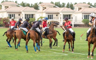 الصورة: &laquo;الحبتور&raquo; و&laquo;جهانجيري&raquo; إلى نهائي كأس تحدي دبي للبولو