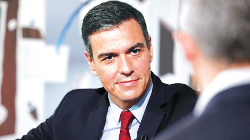 سانشيز رفض السماح لأميركا باستخدام قواعد إسبانيا العسكرية. رويترز