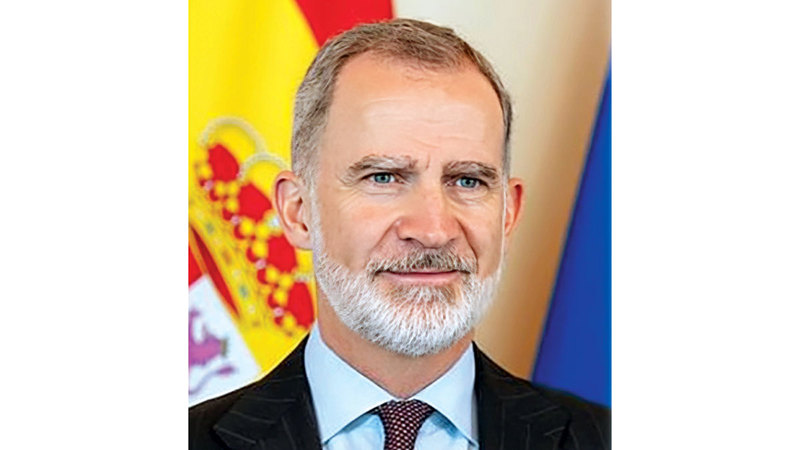 فيليب السادس: إسبانيا تتضامن مع الإمارات إزاء كل ما تتخذه من إجراءات للحفاظ على سيادتها وأمنها.