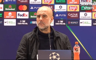 الصورة: رسالة غوارديولا للاعبي مانشستر سيتي.. "ردّوا على ريال مدريد أو عودوا إلى منازلكم"!