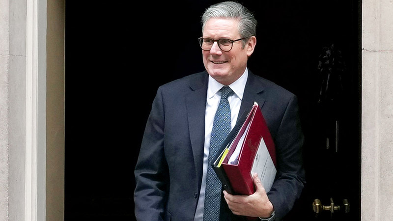 موقف ستارمر من الحرب يحظى بشعبية لدى حزب العمال. رويترز