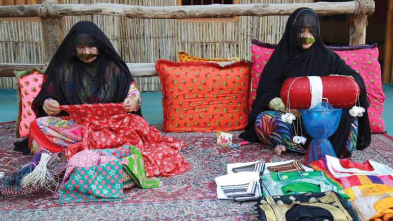 ورش تراثية متنوعة يتضمنها برنامج احتفالات دبي للثقافة بالعيد. أرشيفية