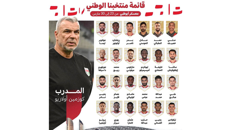 6 وجوه جديدة في قائمة المنتخب