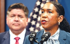 الصورة: &laquo;صانع الملوك&raquo; في إلينوي الأميركية يحدد مصير الديمقراطيين