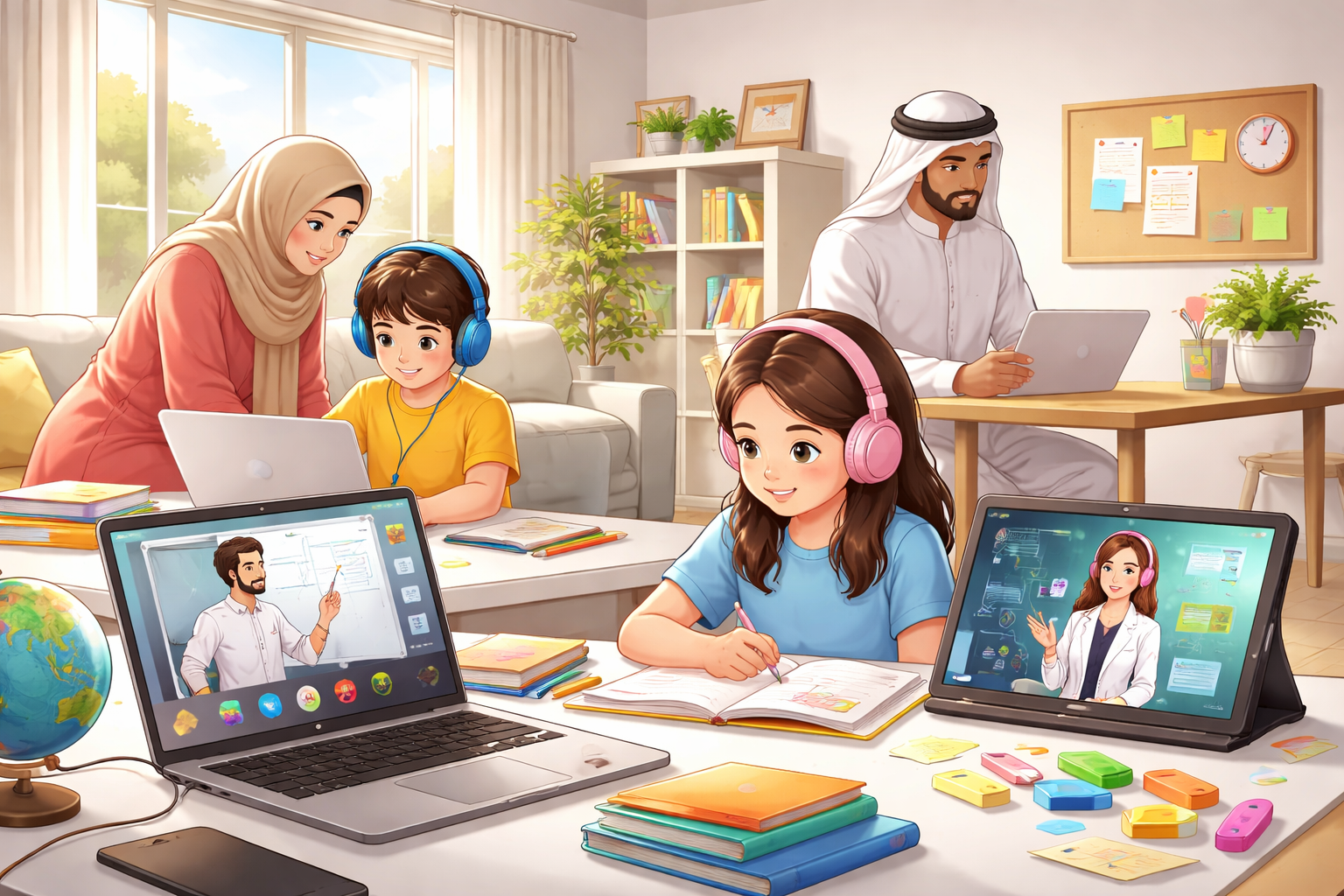 “التربية” تحدد مكونات التعلم عن بُعد في أول أسبوعين للفصل الثالث