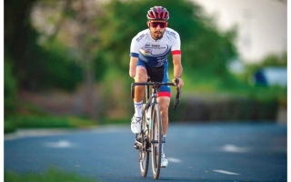 الصورة: أحمد البدواوي يتوّج ببرونزية &laquo;مونديال الدراجات البارالمبية&raquo;