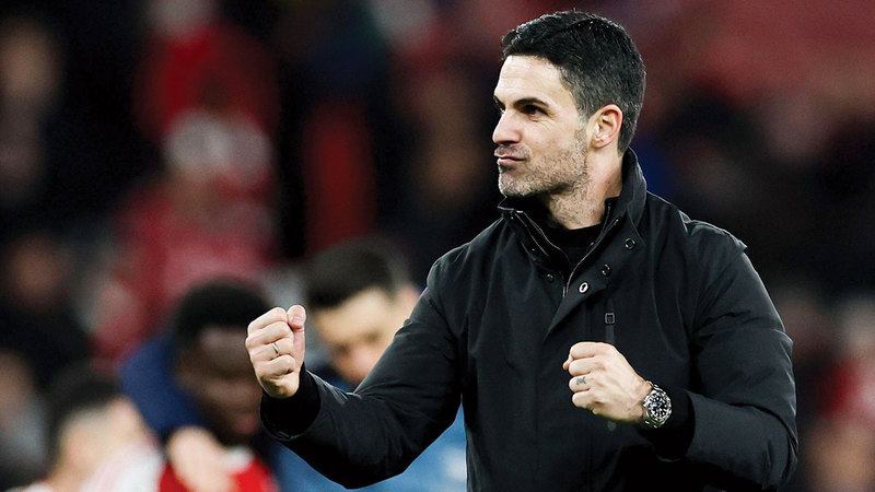 مدرب آرسنال
ميكيل أرتيتا.
أي.بي.إيه