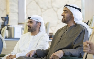 الصورة: رئيس الدولة يزور حمد سعيد البلوشي