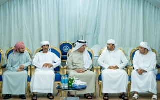 سعود بن صقر يعزي في وفاة حمد عبدالله نهيل العرياني