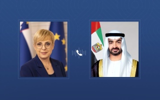 رئيس الدولة ورئيسة سلوفينيا يبحثان هاتفياً علاقات التعاون والتطورات الإقليمية