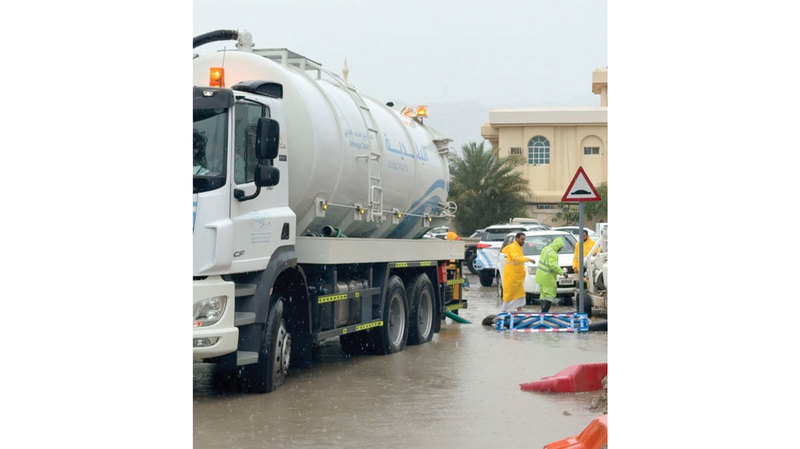 فِرَق التفتيش في بلدية دبا الحصن نفذت جولات ميدانية على المرافق العامة. من المصدر