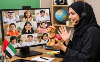 معلمات يخصصن أول 5 دقائق من الحصص الافتراضية لطمأنة الطلبة