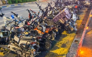 شرطة الفجيرة تضبط وتصادر 173 دراجة نارية لإزعاجها المواطنين والمقيمين