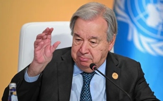 الصورة: غوتيريش: حان الوقت لإنهاء الحرب ويجب على إيران التوقف عن مهاجمة جيرانها