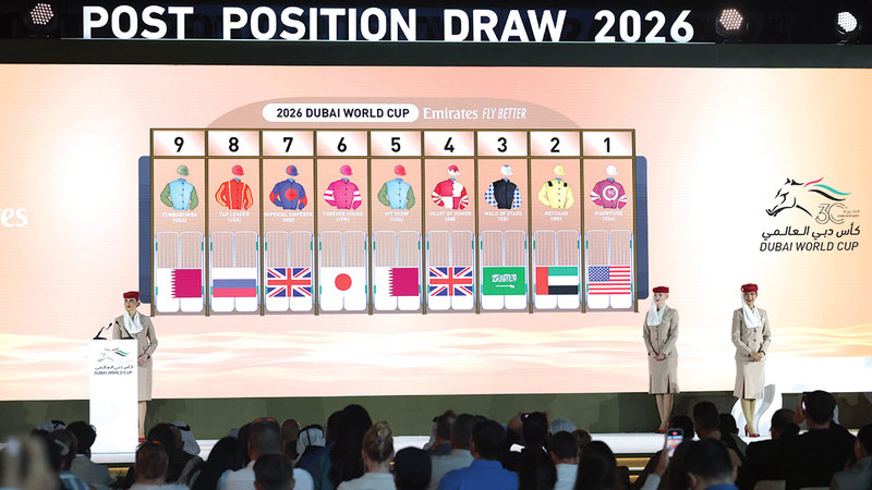 الجواد «ميدان» ينطلق من بوابة «صعبة» في كأس دبي العالمي