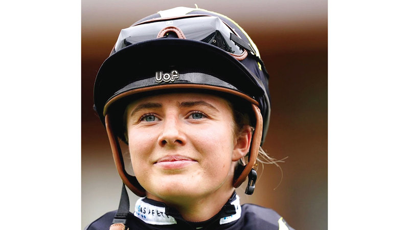 الفارسة البريطانية سافي أوزبورن. من المصدر