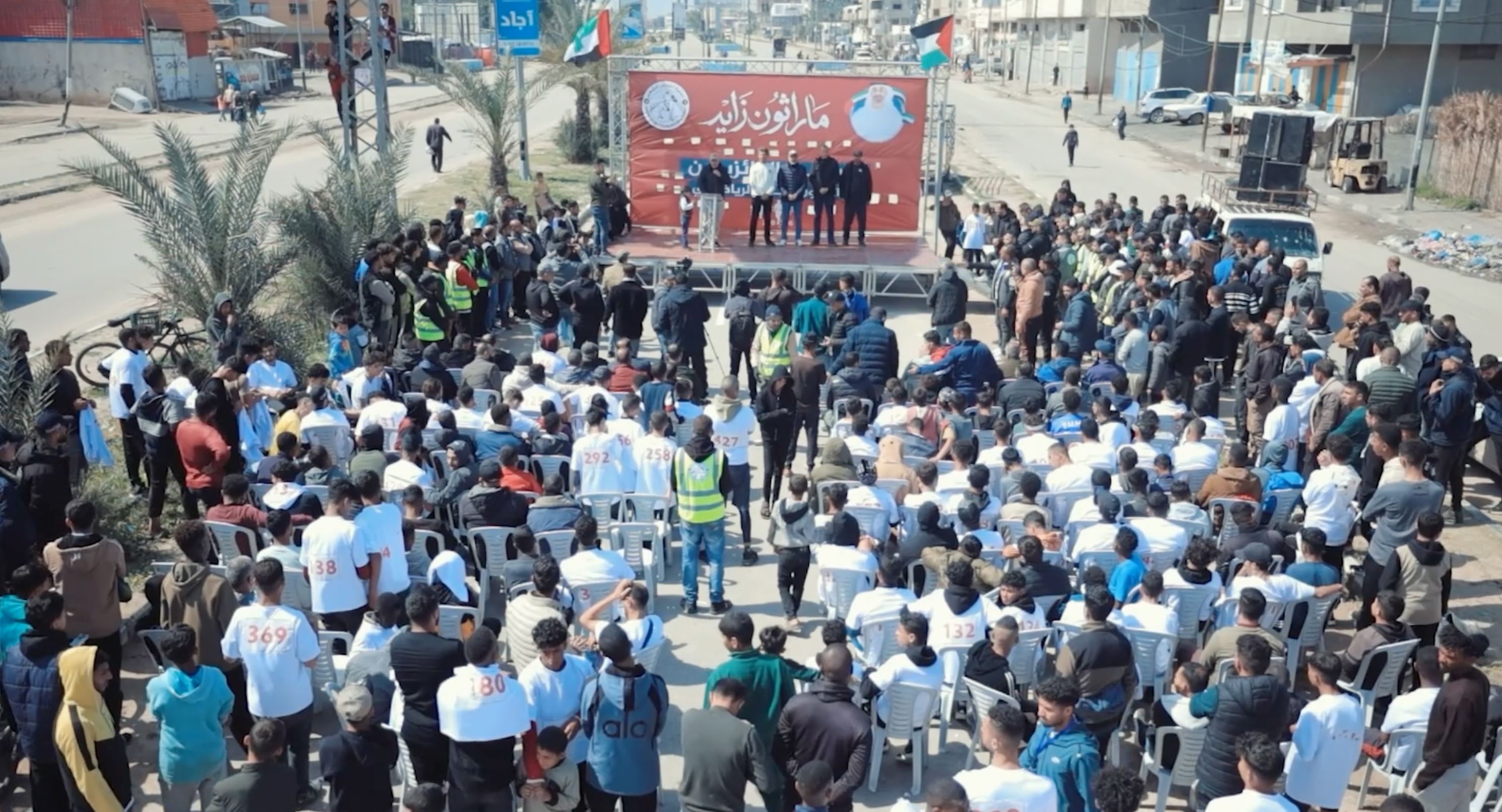 عملية الفارس الشهم (3) تٌطلق “ماراثون زايد” في قطاع غزة بمشاركة 500 متسابق عملية الفارس الشهم (3) تٌطلق “ماراثون زايد” في قطاع غزة بمشاركة 500 متسابق