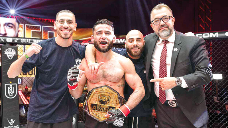 المغربي «علاوي» بطلاً للنسخة العربية لـ «محاربي الإمارات»