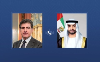 رئيس الدولة يجري اتصالاً هاتفياً مع رئيس إقليم كردستان العراق..أدان خلاله الهجوم الإرهابي الذي استهدف منزله